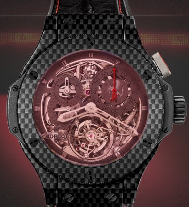 Replica Hublot Watch Big Bang Chrono Tourbillon Ferrari 44mm 308.QX.1110.HR.SCF11