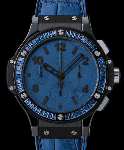 HUBLOT BIG BANG 41MM BLACK TUTTI FRUTTI DARK BLUE 341.CL.5190.LR.19001 Watch