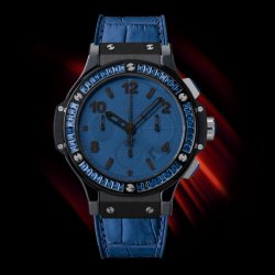 Replica Hublot Black Tutti Frutti Dark Blue Carat 41mm 341.CL.5190.LR.1901 Watch