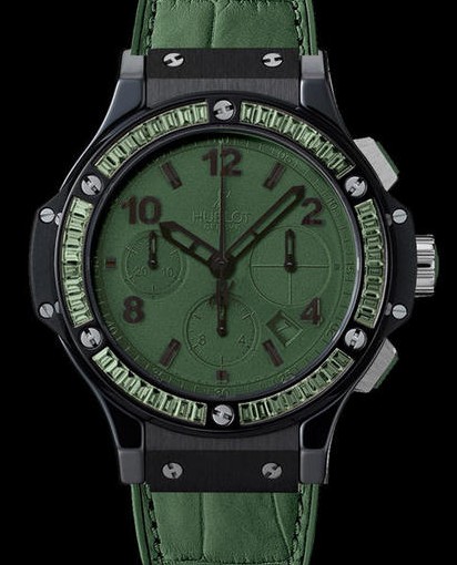 HUBLOT BIG BANG 41MM BLACK TUTTI FRUTTI DARK GREEN 341.CV.5290.LR.1917 Watch