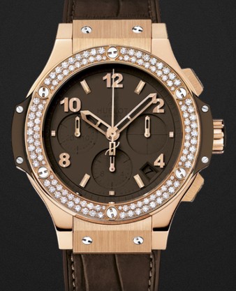 Hublot Replica Watch Big Bang Brown Diamonds 41mm 341.PC.5490.LR.1104