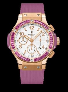 Hublot BIG BANG TUTTI FRUTTI "PURPLE CARAT" ROSE GOLD BAGUETTE 341.PV.2010.RV.1905 Watch