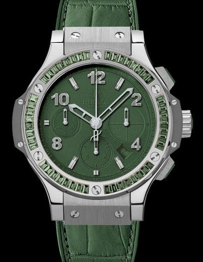 HUBLOT BIG BANG 41MM STEEL TUTTI FRUTTI DARK GREEN 341.SV.5290.LR.1917 Watch