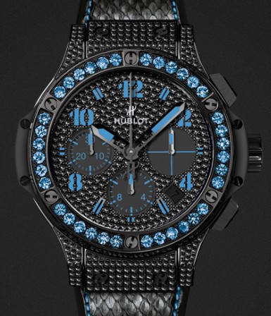 Replica Hulbot Limited edition Big Bang Black Fluo Blue 41mm 341.SV.9090.PR.0901 Watch