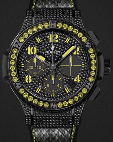 Replica Hublot Limited edition Big Bang Black Fluo Yellow 41mm 341.SV.9090.PR.0911 Watch