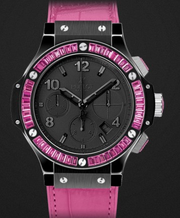 Hublot Replica Watch Big Bang Black Tutti Frutti Rose 41mm 342.CP.1110.LR.1933