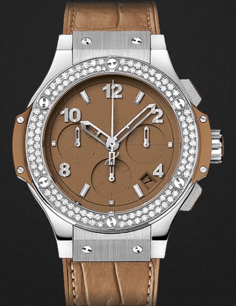 Hublot Replica Watch Big Bang Steel Tutti Frutti Camel Diamonds 41mm 342.SA.5390.LR.1104