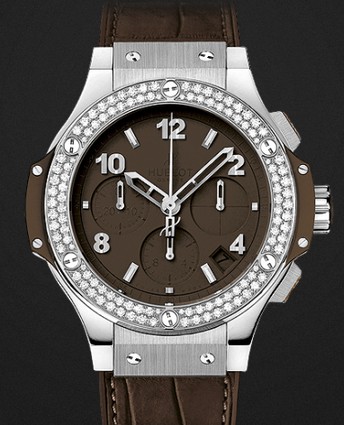 Hublot Replica Watch Big Bang Steel Tutti Frutti Brown Diamonds 41mm 342.SC.5490.LR.1104