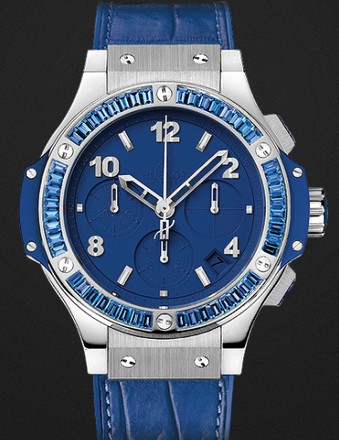 Hublot Replica Watch Big Bang Steel Tutti Frutti Dark Blue Carat 41mm 342.SL.5190.LR.1901