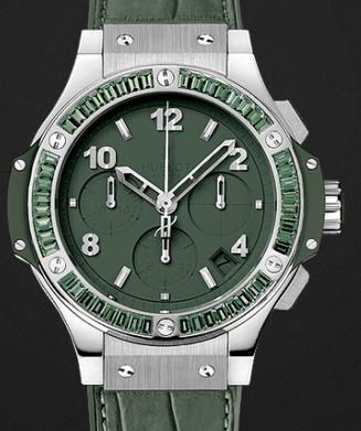 Hublot Replica Watch Big Bang Steel Tutti Frutti Dark Green Carat 41mm 342.SV.5290.LR.1917