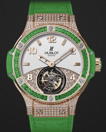 Hublot Replica Watch Limited edition Big Bang Tutti Frutti Tourbillon Apple Pavé 41mm 345.PG.2010.LR.0922