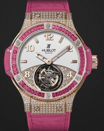 Hublot Replica Watch Big Bang Tutti Frutti Tourbillon Rose Pavé 41mm Limited edition 345.PP.2010.LR.0933