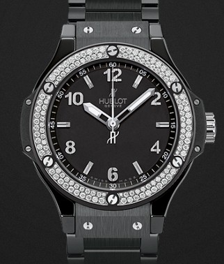 Hublot Watch Big Bang Black Magic Diamonds Bracelet 38mm 361.CV.1270.CM.1104