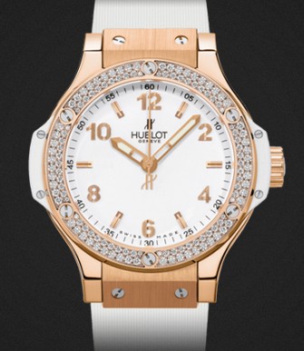 Hublot Watch Big Bang Gold White Diamonds 38mm 361.PE.2010.RW.1104