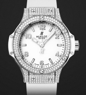 Hublot Watch Big Bang Steel White Pavé 38mm 361.SE.2010.RW.1704