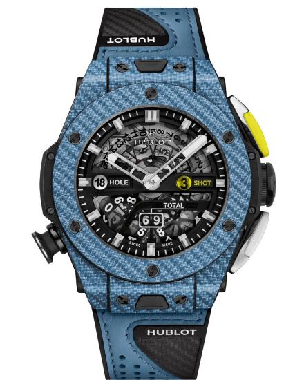 HUBLOT Big Bang Unico Golf Sky Blue Carbon 45mm Replica Watch 416.YE.1120.VR