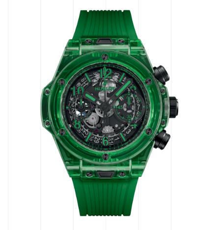 HUBLOT Big Bang Unico Saxem Green 42mm Replica Watch 441.JG.4990.RT