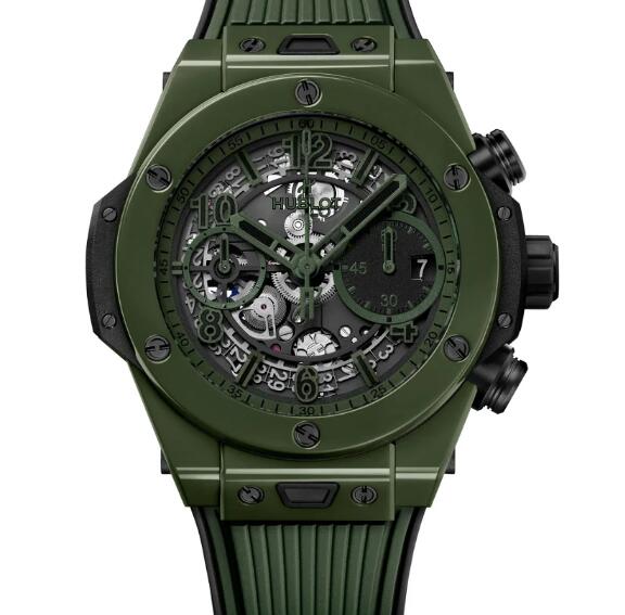 HUBLOT Big Bang Unico Dark Green Ceramic 42mm Replica Watch 442.GX.5210.RX