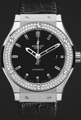 Replica Hublot Watch Classic Fusion Titanium Diamonds 38mm 565.NX.1170.LR.1104