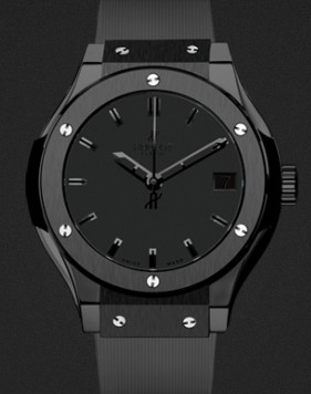 Replica Hublot Watch Classic Fusion All Black 33mm 581.CM.1110.RX