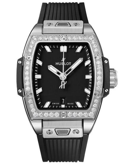 HUBLOT Spirit of Big Bang Steel Diamonds Replica Watch 682.SX.1170.RX.1204