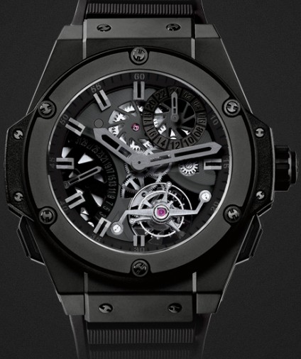 Replica Hublot Watch King Power Tourbillon GMT 48mm 706.CI.1110.RX