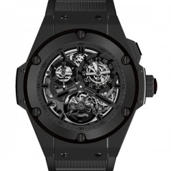 Replica Hublot King Power 48mm Chrono Tourbillon 708.CI.0110.RX All Black Watch