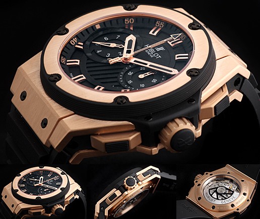 Replica Hublot King Power 48mm Foudroyante Gold 715.PX.1128.RX Watch