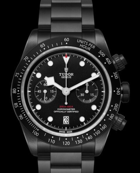 Tudor Replica Watch Black Bay Chrono Dark M79360DK-0001 Steel - Steel Bracelet