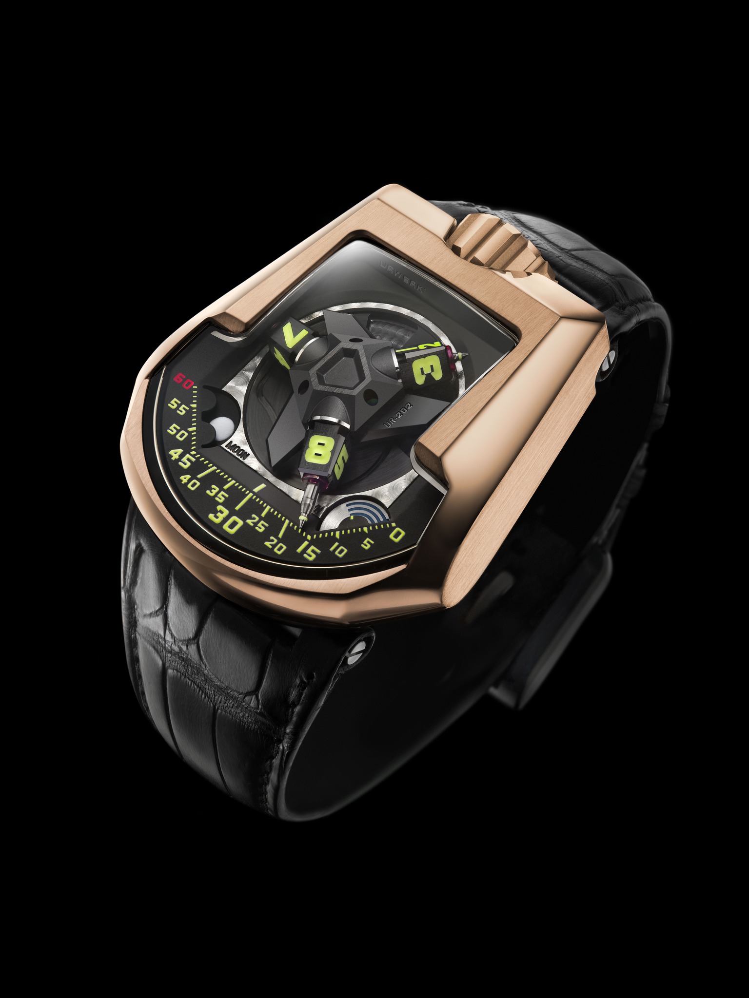 Replica Urwerk UR-202 Red Gold Watch [UR-202 Red Gold] : Perfect Wrist ...