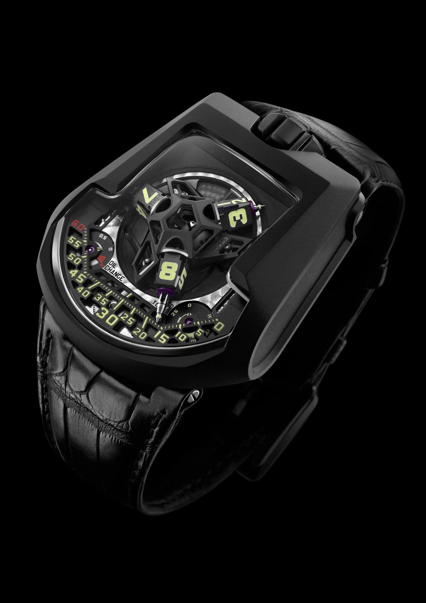 Replica Urwerk UR-203 Black PE-CVD-Coated Platinum Watch [UR-203 Black ...